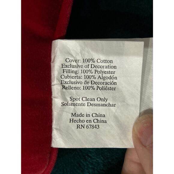 C&F Enterprises Inc Red Santa’s Little Helper 10”Pillow With Photo Insert Window - Picture 9 of 9